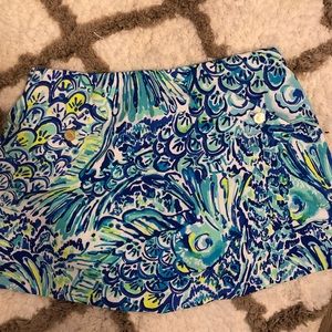 Skort—has stretchy shorts on the inside